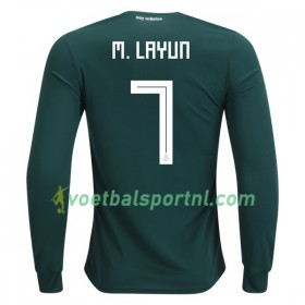 Mexico M.Layun 7 Thuis Shirt WK voetbal 2018 L/S